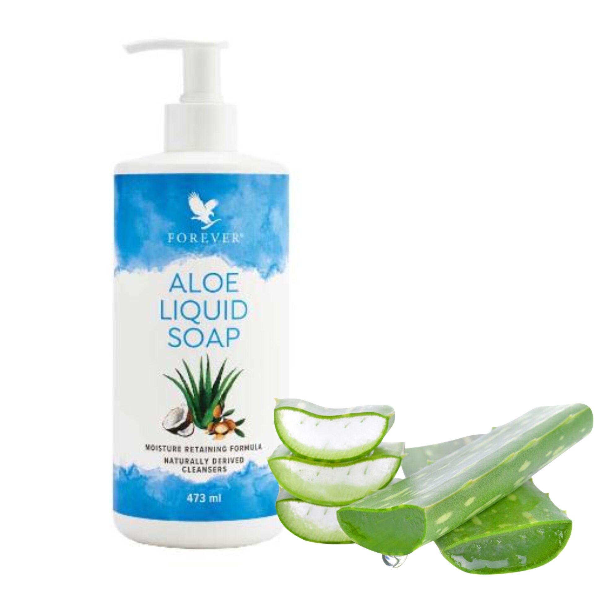 Forever Aloe Liquid Soap - Smooth hands with Aloe soap no chemicals